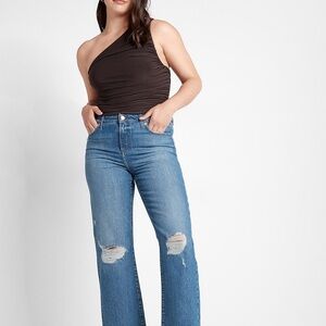 Express ‘90s Ankle Boot Mid Rise